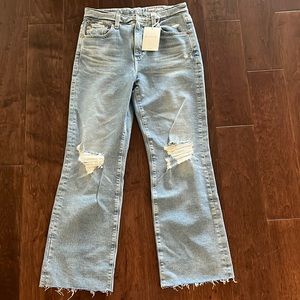 AG Denim Kinsley High Rise Crop